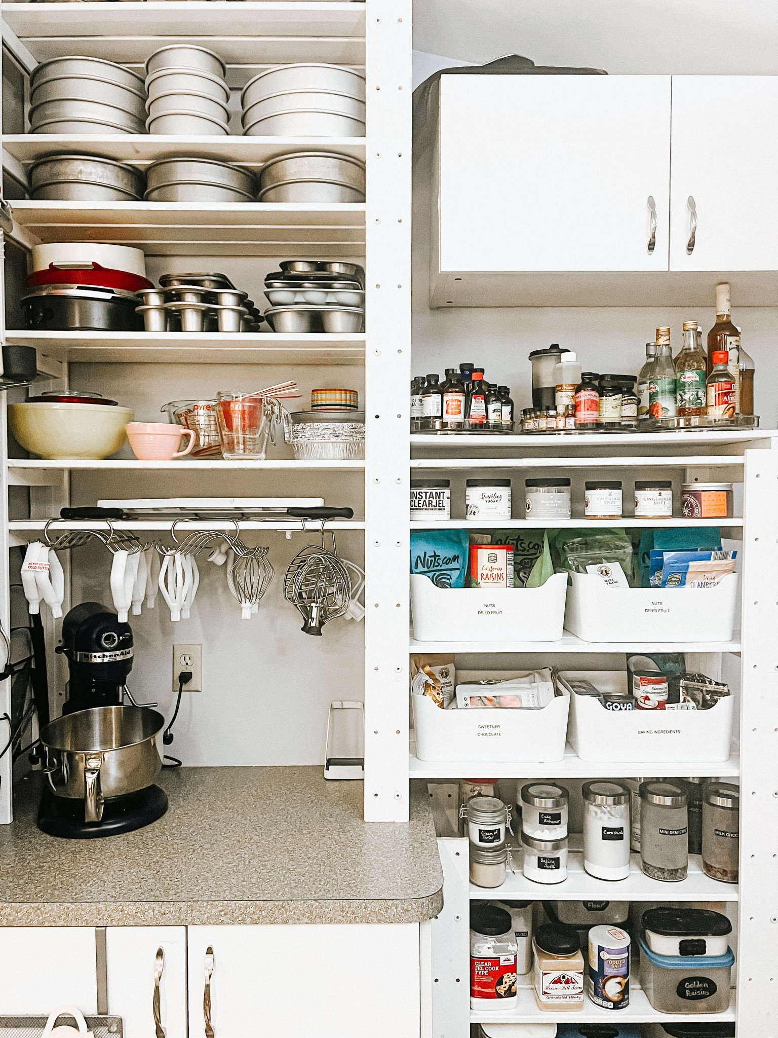 The perfect baking station doesn’t exis-
🍞🧁🍪

We created an organized space for this home-based basking business to make her processes streamlined and functional! 

With everything from tools to ingredients in their perfect place, it’s never been easier to whip up something sweet. 

#LTKHome