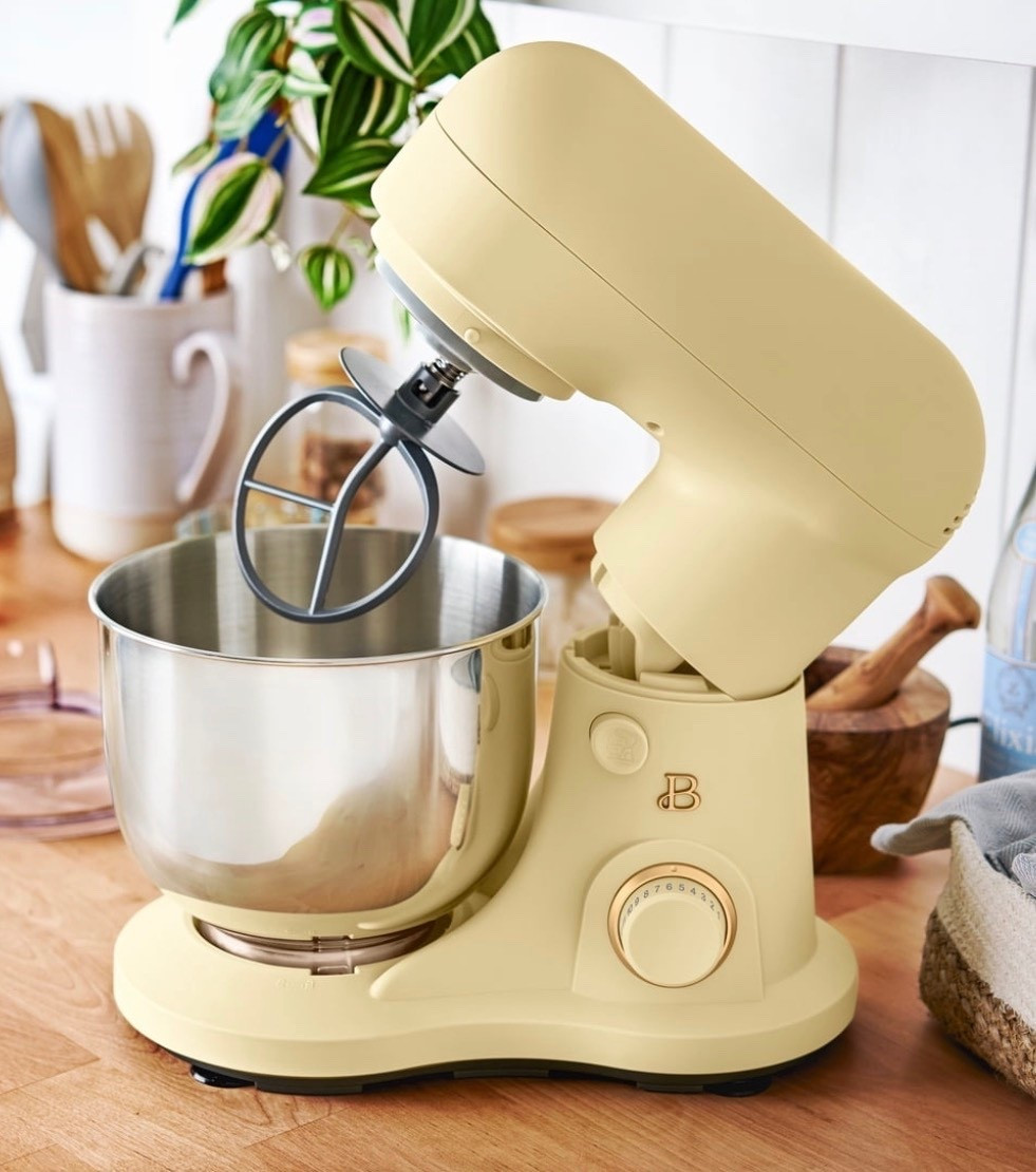 Small but mighty, the 3.5qt Stand Mixer with Tilt-Head by Drew Barrymore brings all the performance of a traditional stand mixer but in a lightweight, compact design. The Stand Mixer can mix up to 5 dozen cookies and features the same powerful 300-watt mixing system as our 5.3qt mixer. It has 12 optimal speed settings—from stir to fast beating—to help you tackle all your recipe needs. For even more convenience, this stand mixer includes a tilt-head design so you can effortlessly add ingredients while mixing, and the included splash guard helps prevent splatters. It also has removable, dishwasher-safe accessories for easy cleanup. Created by Drew Barrymore, Beautiful Kitchenware combines elegant design, contemporary colors, and modern silhouettes for high-performance appliances that look beautiful in your kitchen 

#LTKfoodie #LTKmomlife #LTKmorningroutine
