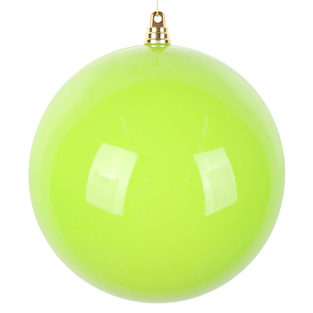 6" High-Gloss Ball Ornament. Includes 4 ornaments per bag. (Set of 4) | Wayfair North America