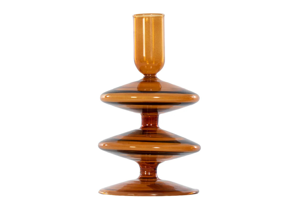 SAFFRON CANDLE HOLDER | Swizzle | Alice Lane Home Collection