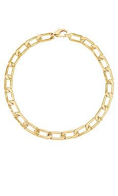 joolz by Martha Calvo Flat Figaro Chain Necklace in Gold from Revolve.com | Revolve Clothing (Global)