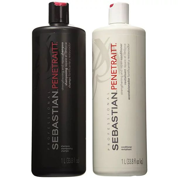 Sebastian Penetraitt Strengthening and Repair Shampoo & Conditioner 33.8 oz Duo | Walmart (US)