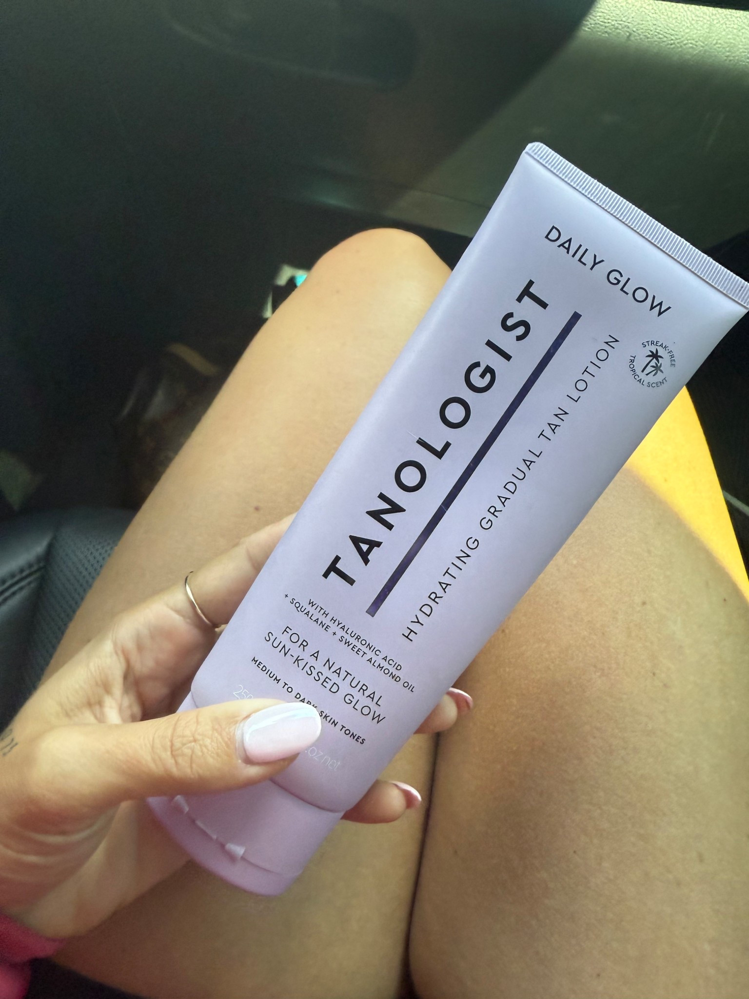 Obsessed with this daily tan lotion 🤍 I use medium - dark. Also linked my face tanner 

#LTKSeasonal #LTKBeauty