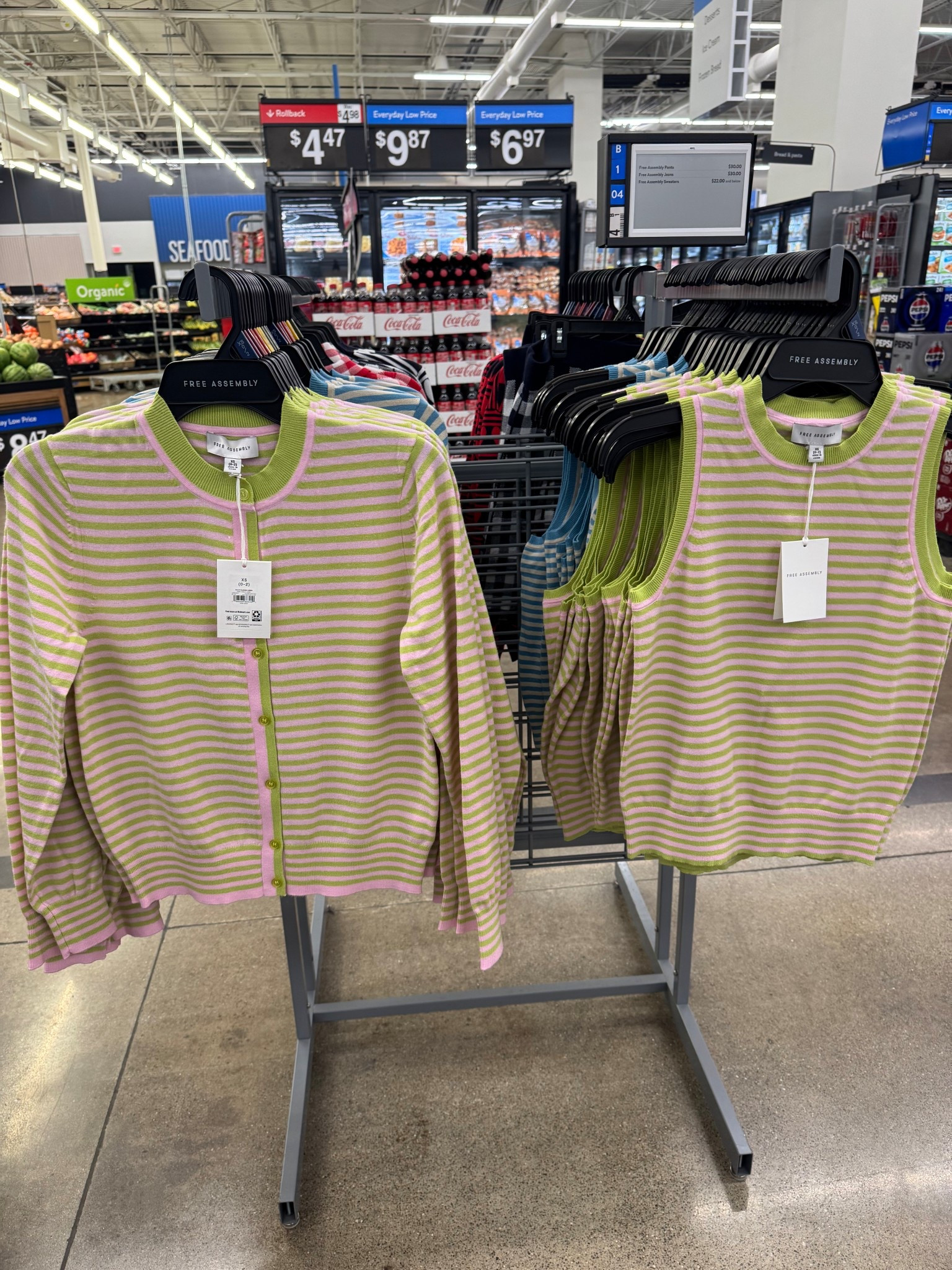 Walmart Free Assembly Women's and Women's Plus Solid, Stripe, & Print Classic Cozy Yarn Cardigan Sweater, Lightweight, Sizes XS-4X / Free Assembly Women's Cozy Yarn Sleeveless Sweater Shell, Lightweight, Sizes XS-XXL / spring outfits / work outfits / business casual workwear 

#walmart #walmartstyle 

#LTKootd #LTKSeasonal #LTKWorkwear