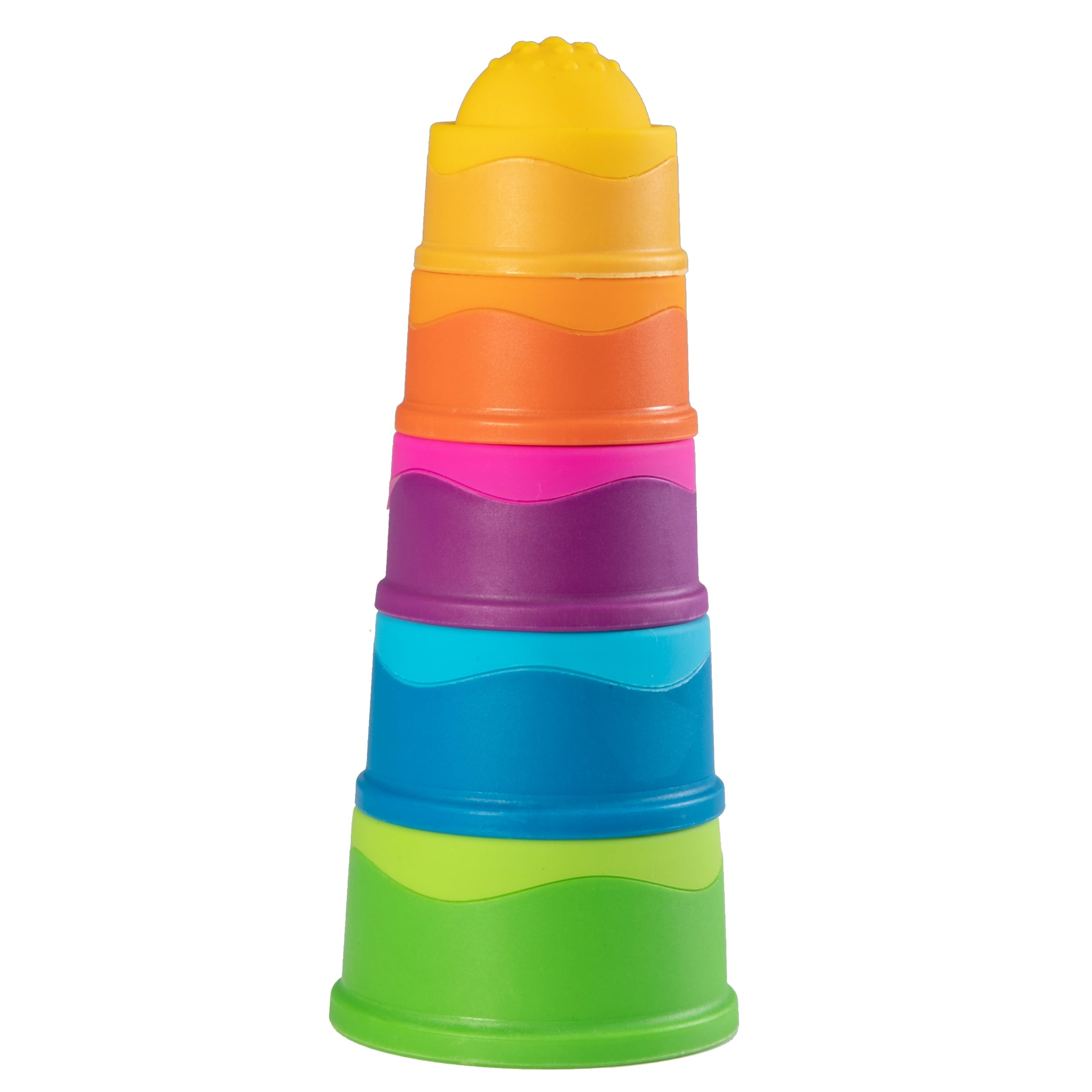 Fat Brain Toys Dimpl Stack Popping Stack & Nest Baby Toy, Sensory Toys for Babies 6 Months+, Fidg... | Amazon (US)