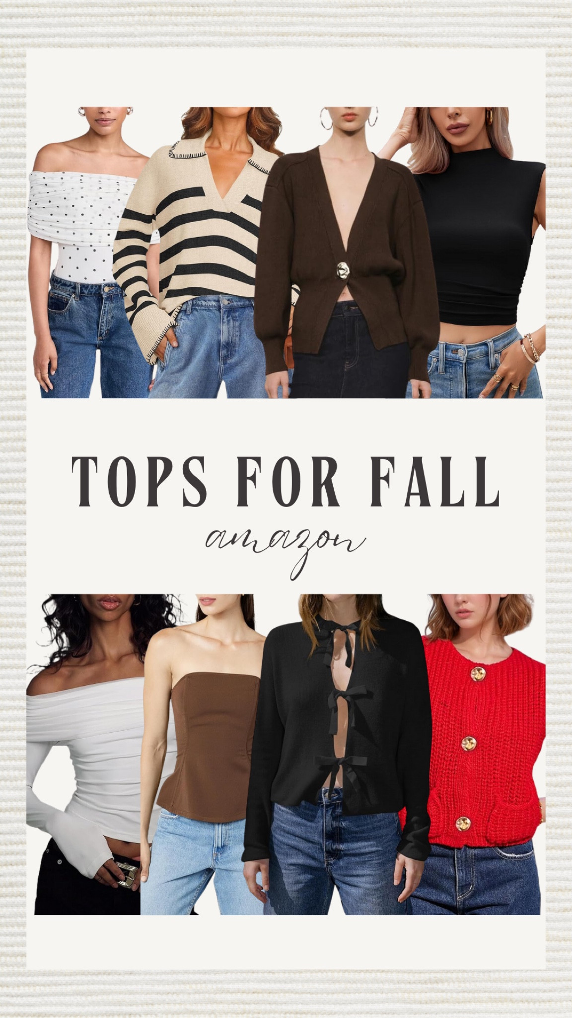 Cutest transitional tops for the fall from Amazon!

Trending, sweater, cardigan

#LTKSeasonal #LTKstyletip #LTKfindsunder50