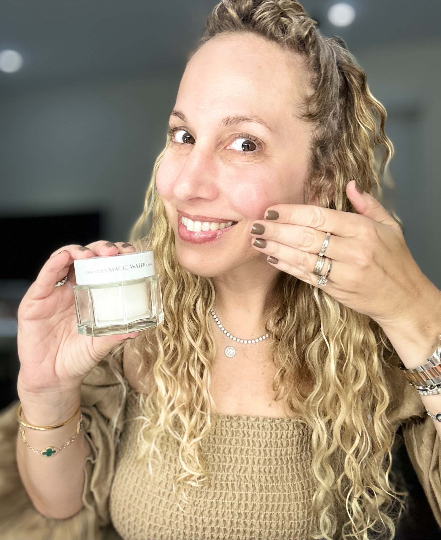 If you need a moisturizing cream that is fragrance-free, lightweight and absorbs quickly, the new Charlotte Tilbury Magic Water Cream is IT. I’ve been using it daily and not only is my skin much more hydrated, but my makeup looks so much better! I honestly 100% recommend. 

#LTKover40 #LTKbeauty