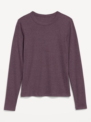 Snug Long-Sleeve Crew-Neck T-Shirt | Old Navy (US)