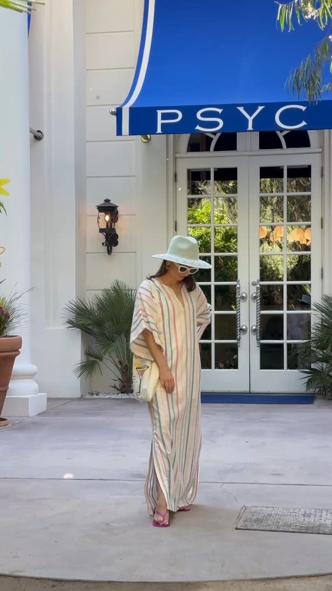 This Rainbow Caftan is perfect to wear in Palm Springs or on vacation. Makes a great swimsuit coverup too!

rainbow
stripes
kaftan
resort wear


#LTKTravel #LTKSeasonal #LTKOver40