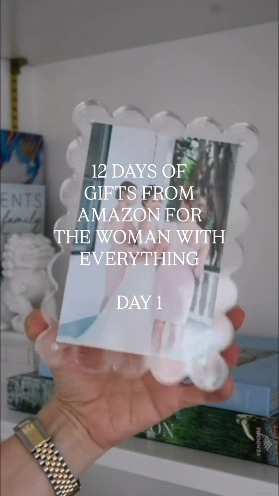 This acrylic picture frame with a family photo is perfect for the girl who has everything!

#LTKSeasonal #LTKGiftGuide #LTKHoliday