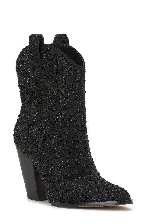 Jessica Simpson Cissely Western Boot in Black at Nordstrom, Size 6.5 | Nordstrom