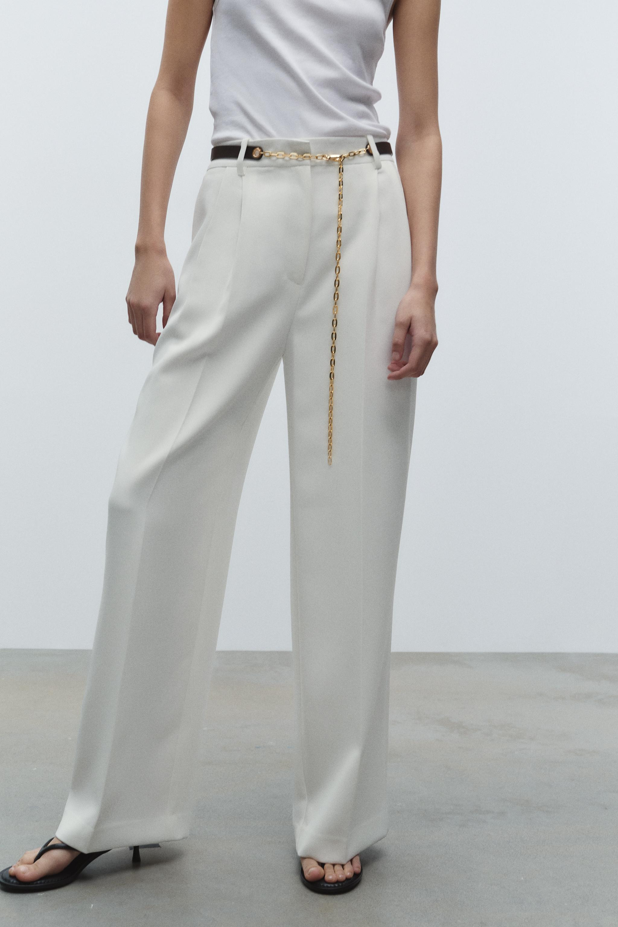 WIDE LEG PANTS WITH DARTS | Zara US