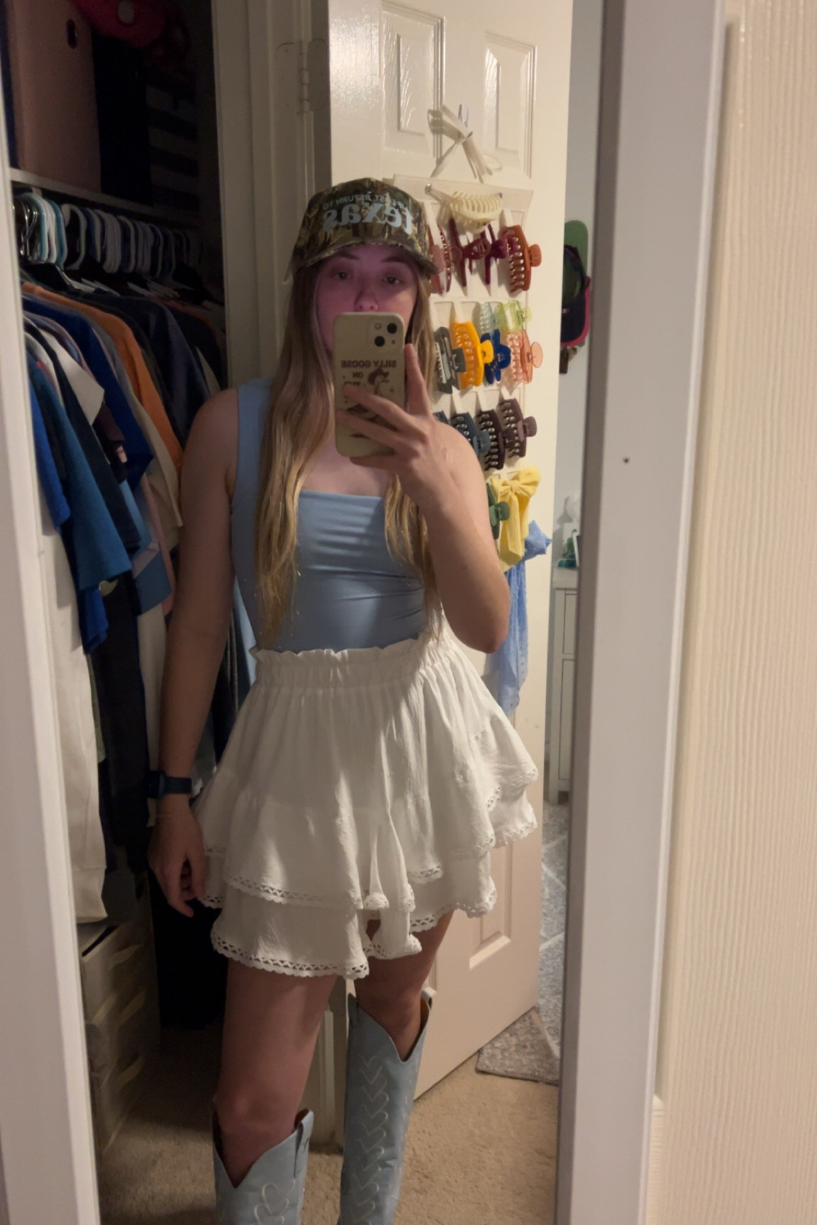Megan Moroney concert inspo
Top and Skirt: Amazon on SALE! so COMFY
Hat: Painted tree
Boots: Marfa Boots

#LTKWatchNow #LTKSeasonal #LTKSpringSale