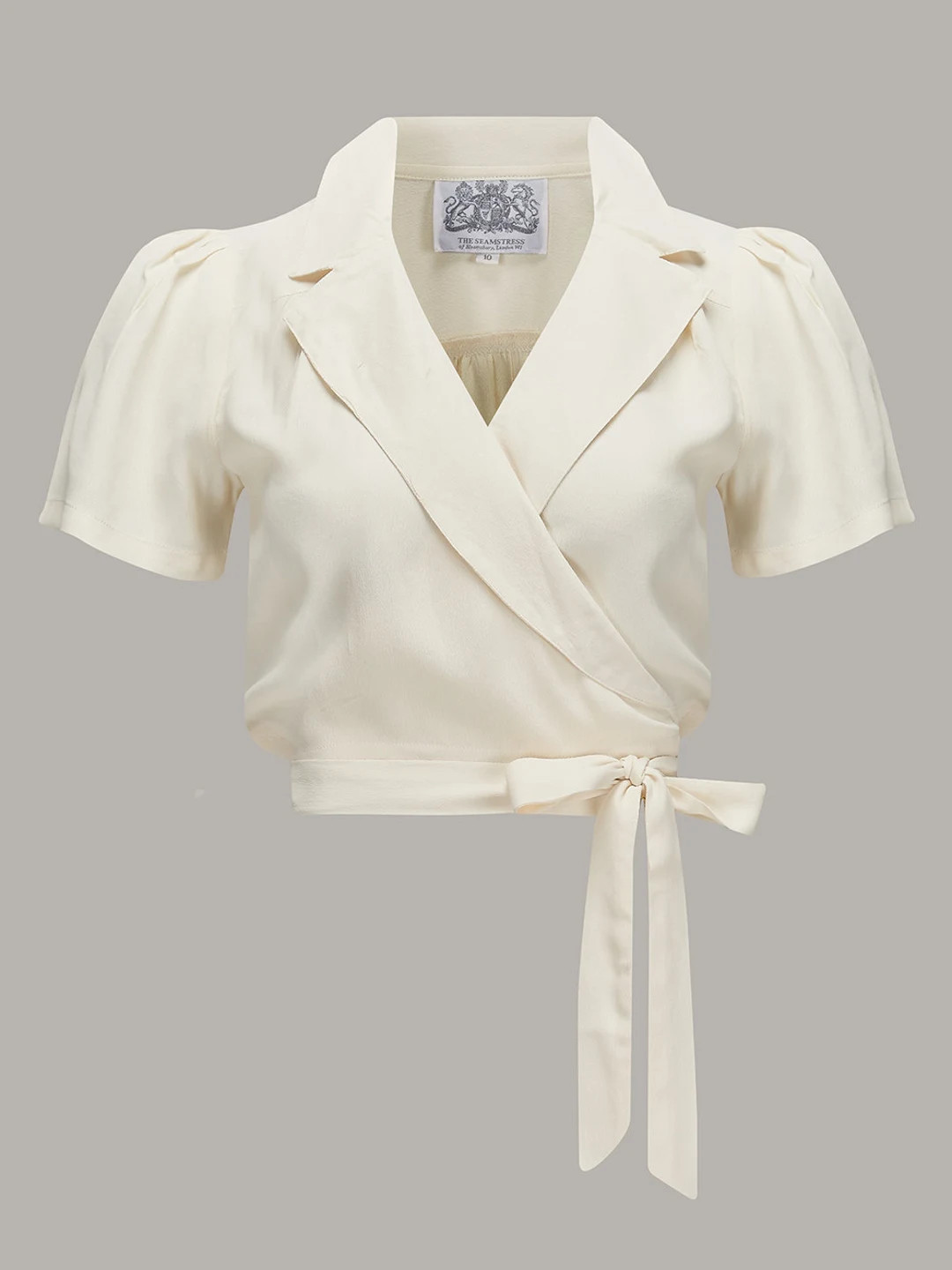 Greta Blouse in Cream by the Seamstress of Bloomsbury Authentic Vintage 1940s Style - Etsy UK | Etsy (UK)