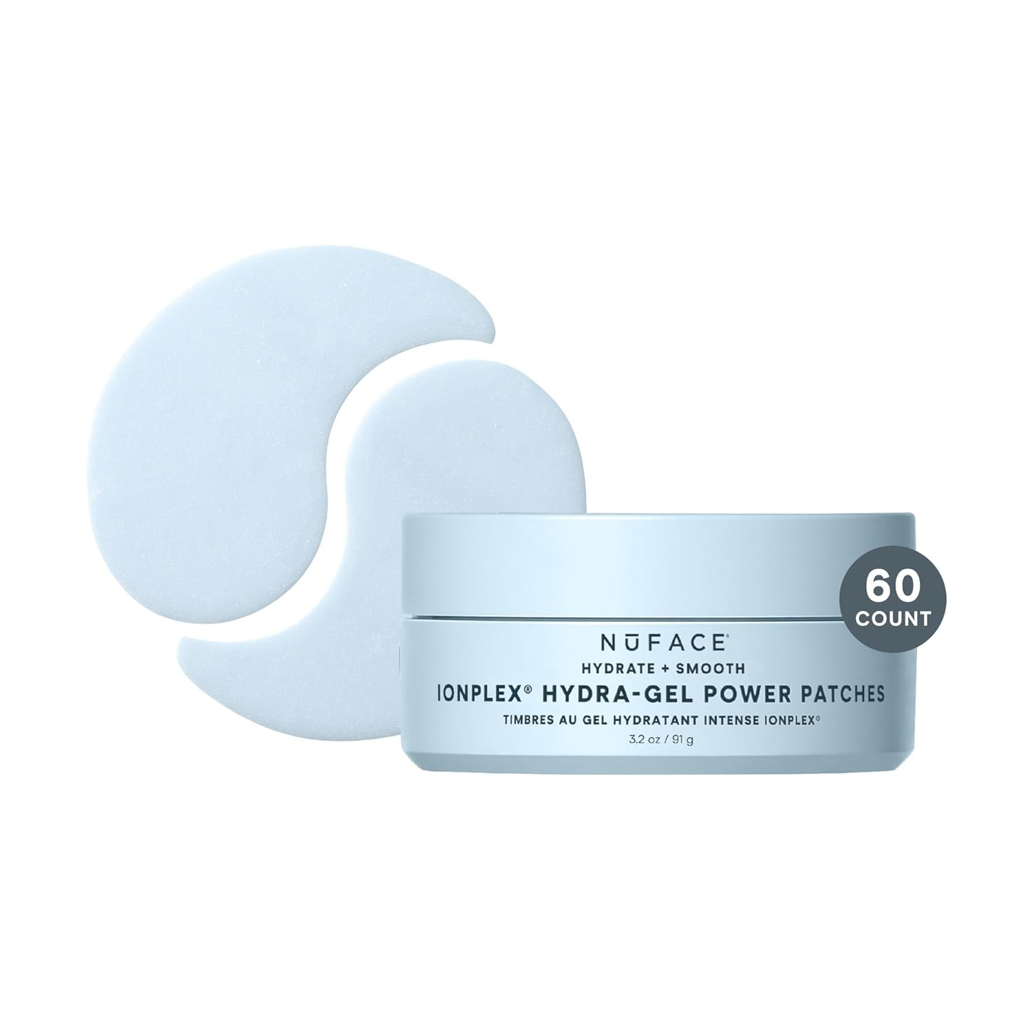 NuFACE IonPlex Hydra-Gel Power Under Eye Patches - Gel Under Eye Mask for Puffy Eyes & Dark Circl... | Amazon (US)