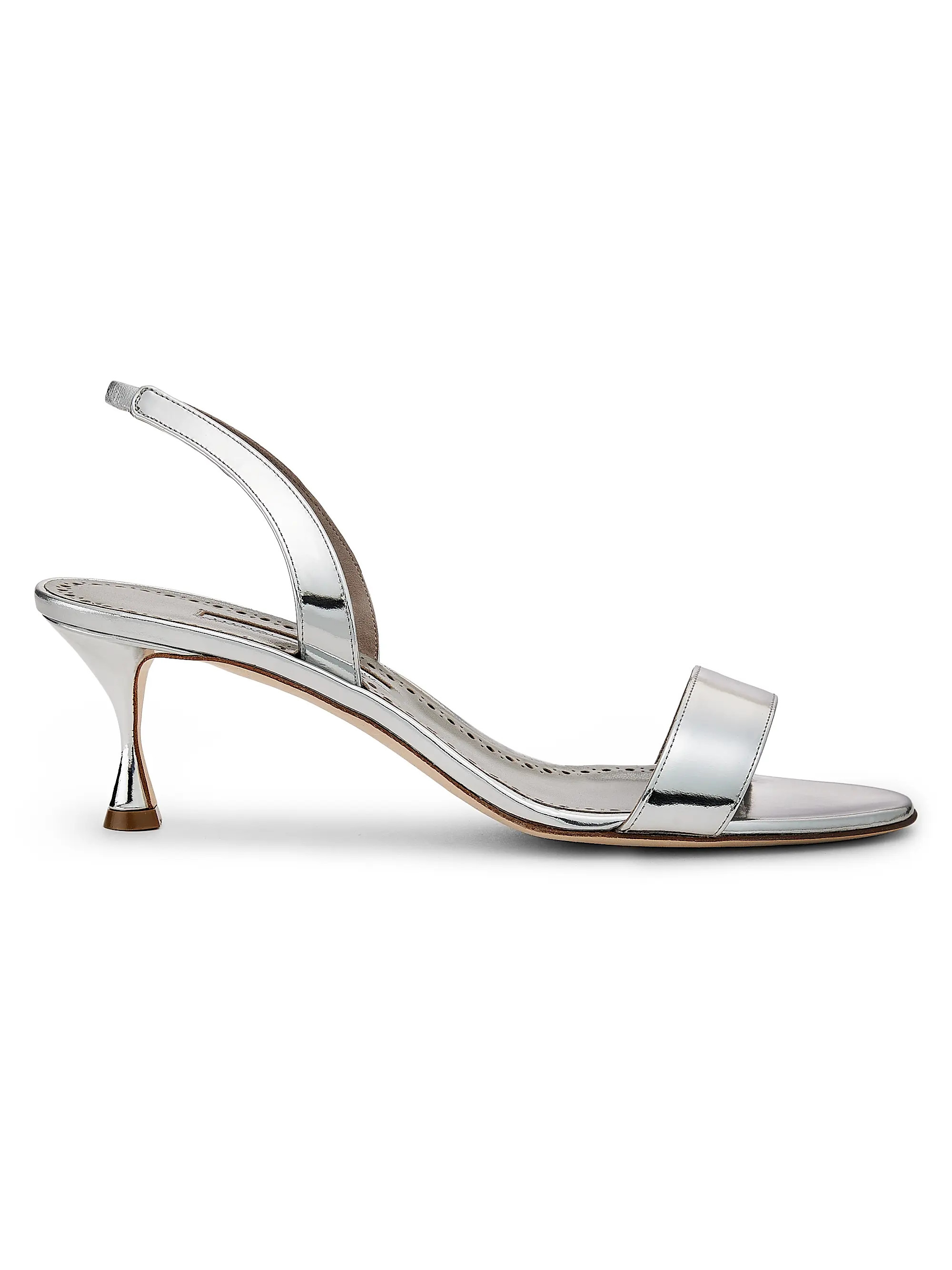 Manolo Blahnik Cupisan Leather Slingback Sandals | Saks Fifth Avenue | Saks Fifth Avenue