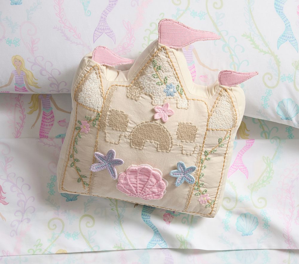 Sandcastle Pillow | Pottery Barn Kids