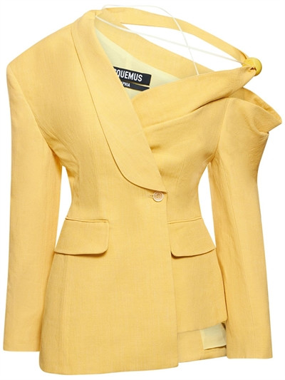 Blazer La Veste Baska in misto lino | Luisaviaroma