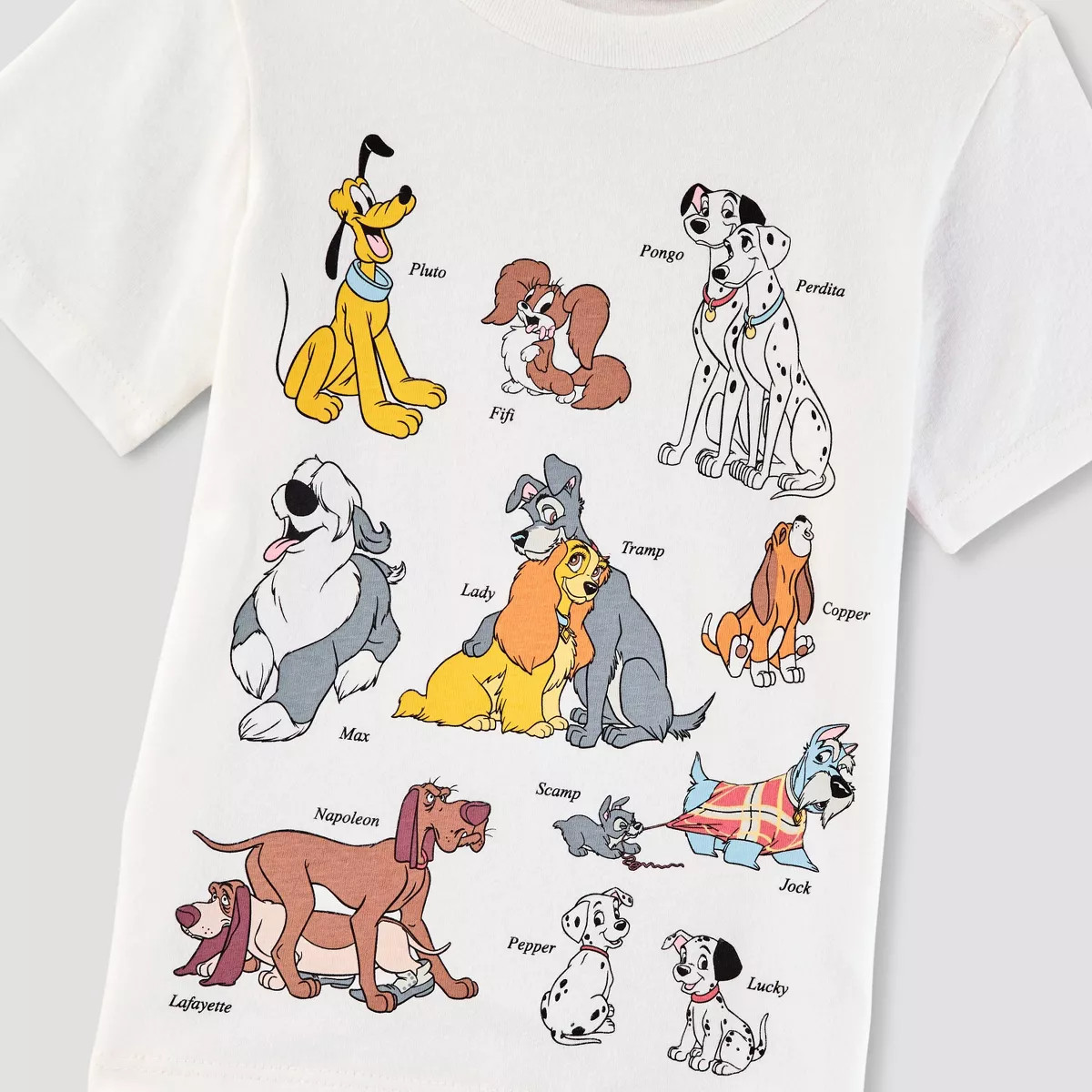 Toddler Disney Dogs T-Shirt - White 5T | Target