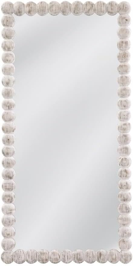 Mandith Floor Mirror in White Wood | Amazon (US)