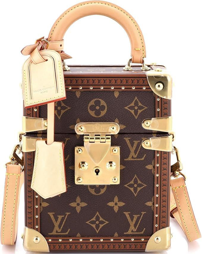 Amazon.com: Louis Vuitton, Pre-Loved Camera Box Trunk Bag Monogram Canvas, Brown : Luxury Stores | Amazon (US)
