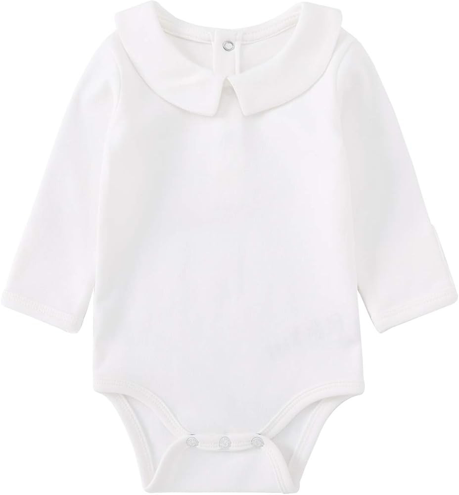 Newborn Baby Boy Girl Cotton Bodysuit Onesies Romper 0-24 Months | Amazon (US)