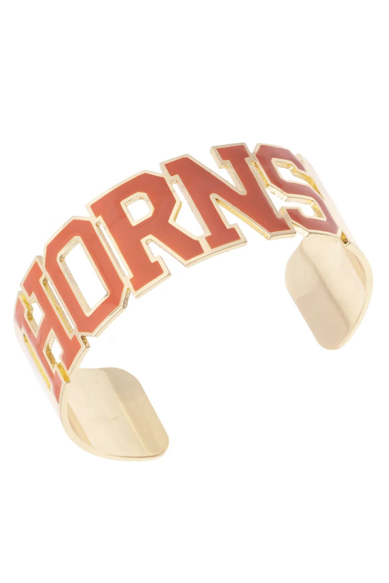 Texas Longhorns Varsity Outline Cuff | CANVAS