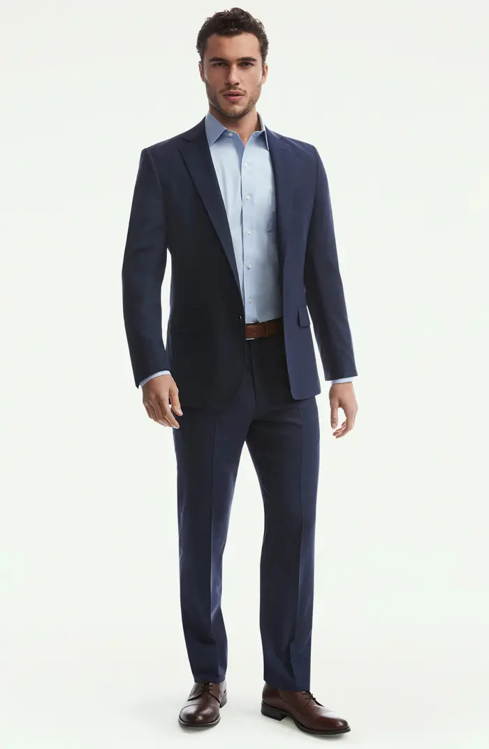 Brooks Brothers Performance Water Repellent Wool Suit Jacket | Nordstrom | Nordstrom