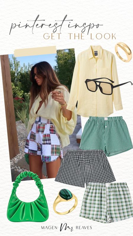 Pinterest - outfit inspo - plaid shorts 

#LTKStyleTip #LTKSeasonal
