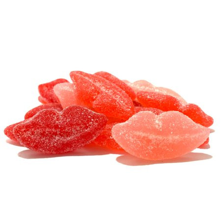 Sour Pucker Lips - Gummy Sour Pucker Lips - Sour Jelly Pucker Lips | One Pound | - 1 Lb. | Walmart (US)