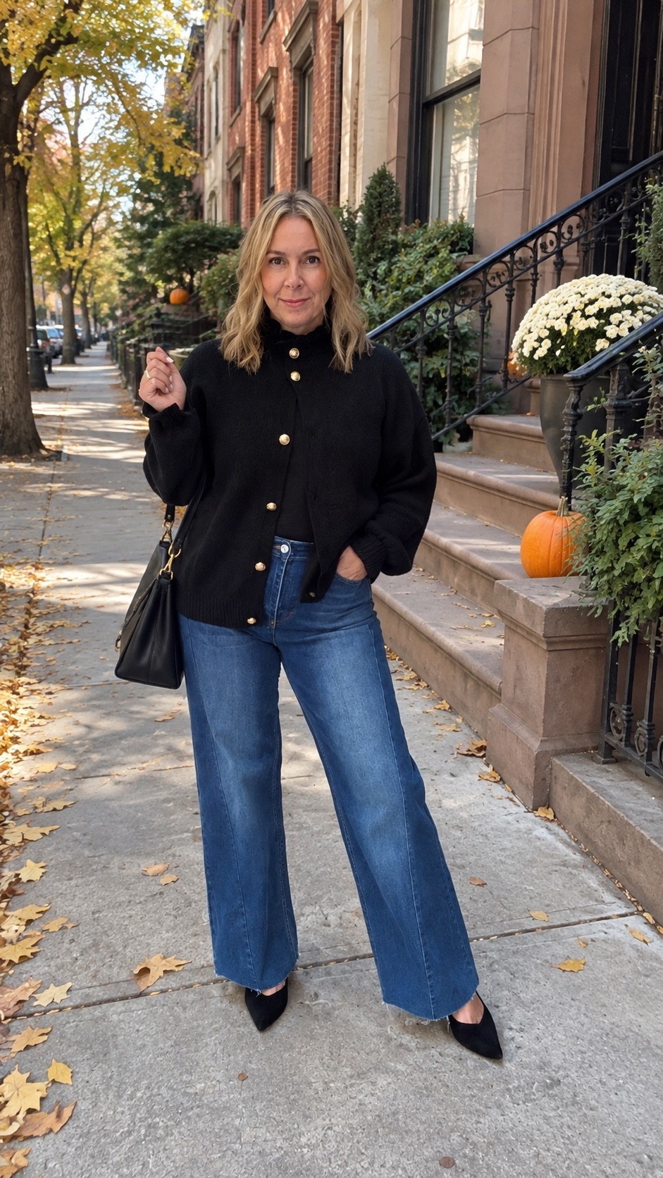 Fall outfits women over 50. I'm wearing a medium in the flare jeans and the oversized cardigan
#LTKPetite #LTKOver40
#LTKFindsUnder50

#LTKSaleAlert #LTKMidsize #LTKSeasonal