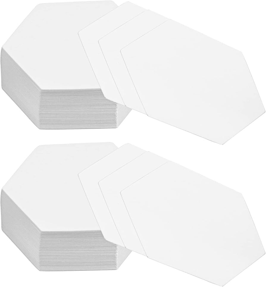 200 Count Paper Piecing Paper Paper Piecing Shapes Hexagon Paper Piecing Templates Quilting Templ... | Amazon (US)