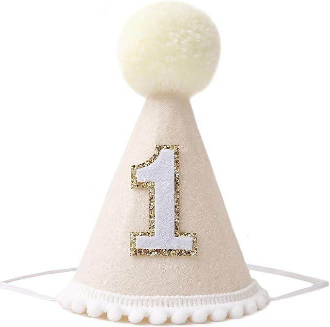 Rpvod Natural Boho Birthday Hat - 1st Birthday Hat,Natural Boho First/1st Birthday Decorations,Ca... | Amazon (US)