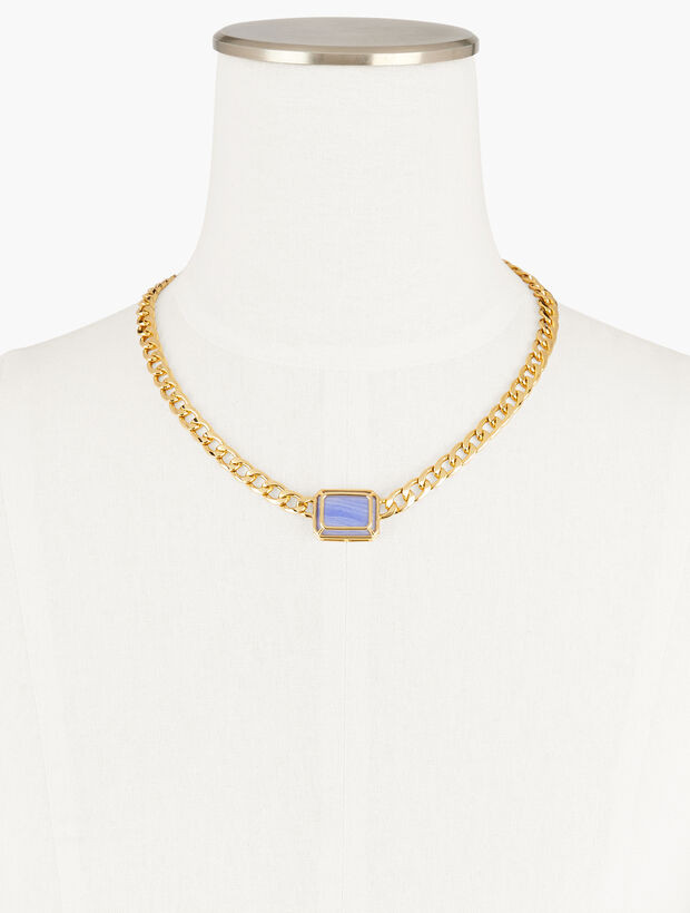 Faceted Pendant Necklace | Talbots