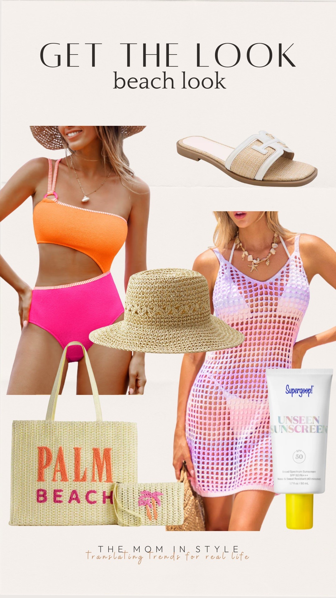 MOMINSTYLE15 15% off over 70USD+ // MOMINSTYLE20 20% off over 109USD+ @cupshe, get the look, beach look, beach outfit, summer style, beach bag, straw bucket hat, swimsuit, cover up 



#LTKFindsUnder100 #LTKFindsUnder50