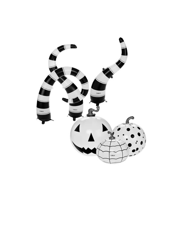 Halloween Decor Bundle Inflatable Snake + Pumpkin Set | FUNBOY