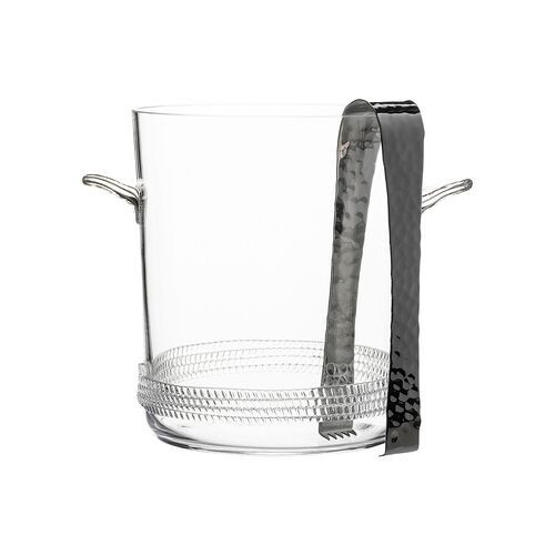 Asst. of 2 Dean Ice Bucket - Clear/Silver - Juliska | Chiller, Cooler | One Kings Lane