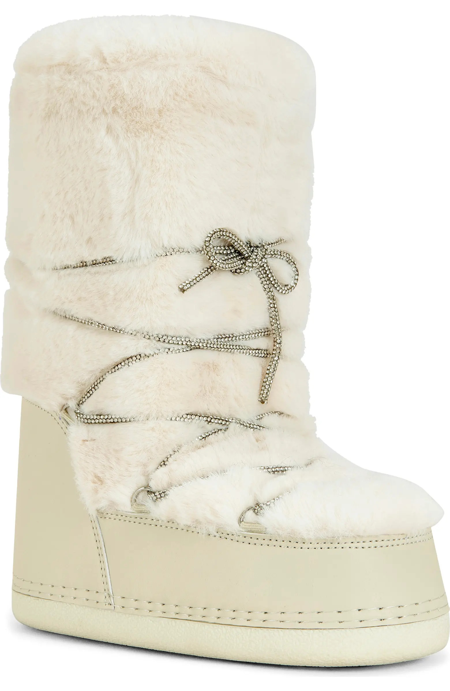 Karmela Faux Fur Flatform Snow Bootie (Women) | Nordstrom
