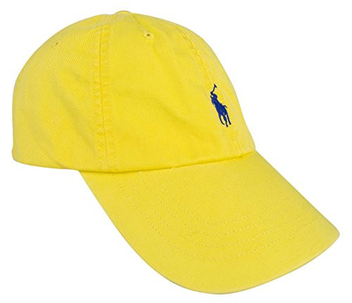 Ralph Lauren Polo Men's Classic Baseball Cap (One Size, Yellow (1031) / Navy) | Amazon (US)