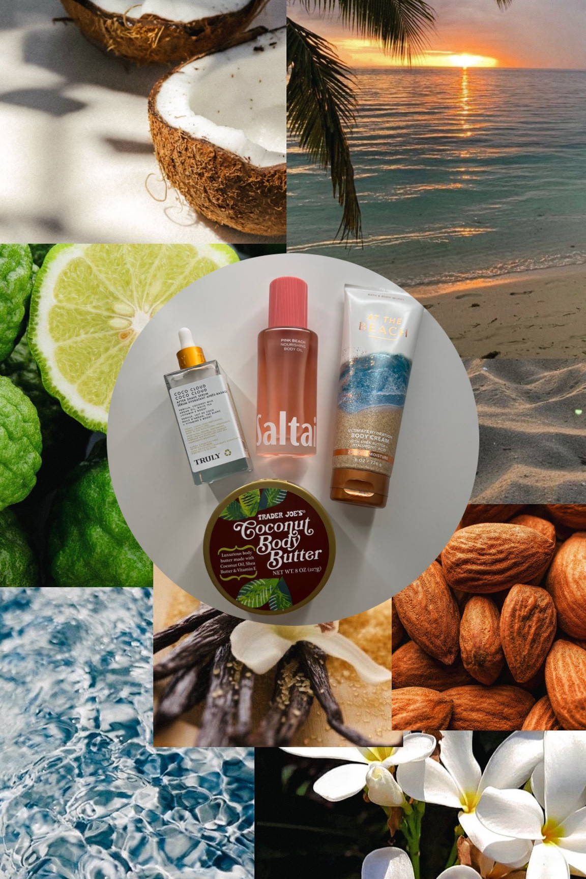 summer scent combo, body care, creamy coconut, beachy, sweet & fresh scents, saltair body oil, coconut body butter, truly beauty coco cloud, bath & body works at the beach

#LTKSeasonal #LTKSummerSales #LTKBeauty
