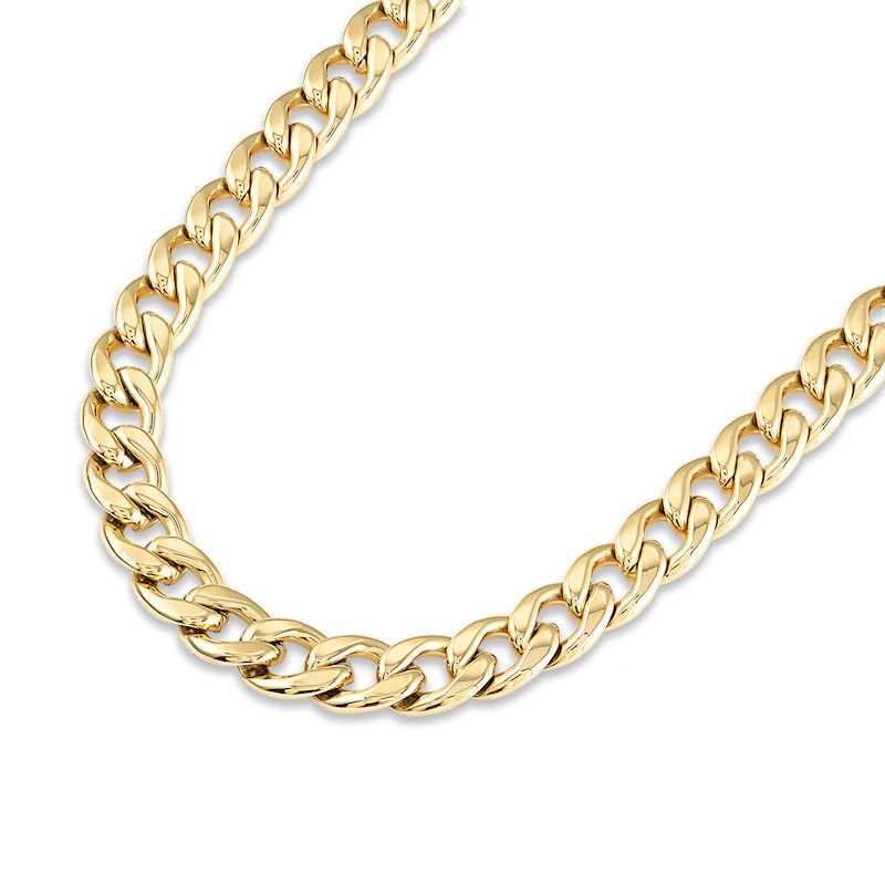 Curb Chain Necklace Gold Ion-Plated Stainless Steel|Jared | Jared the Galleria of Jewelry