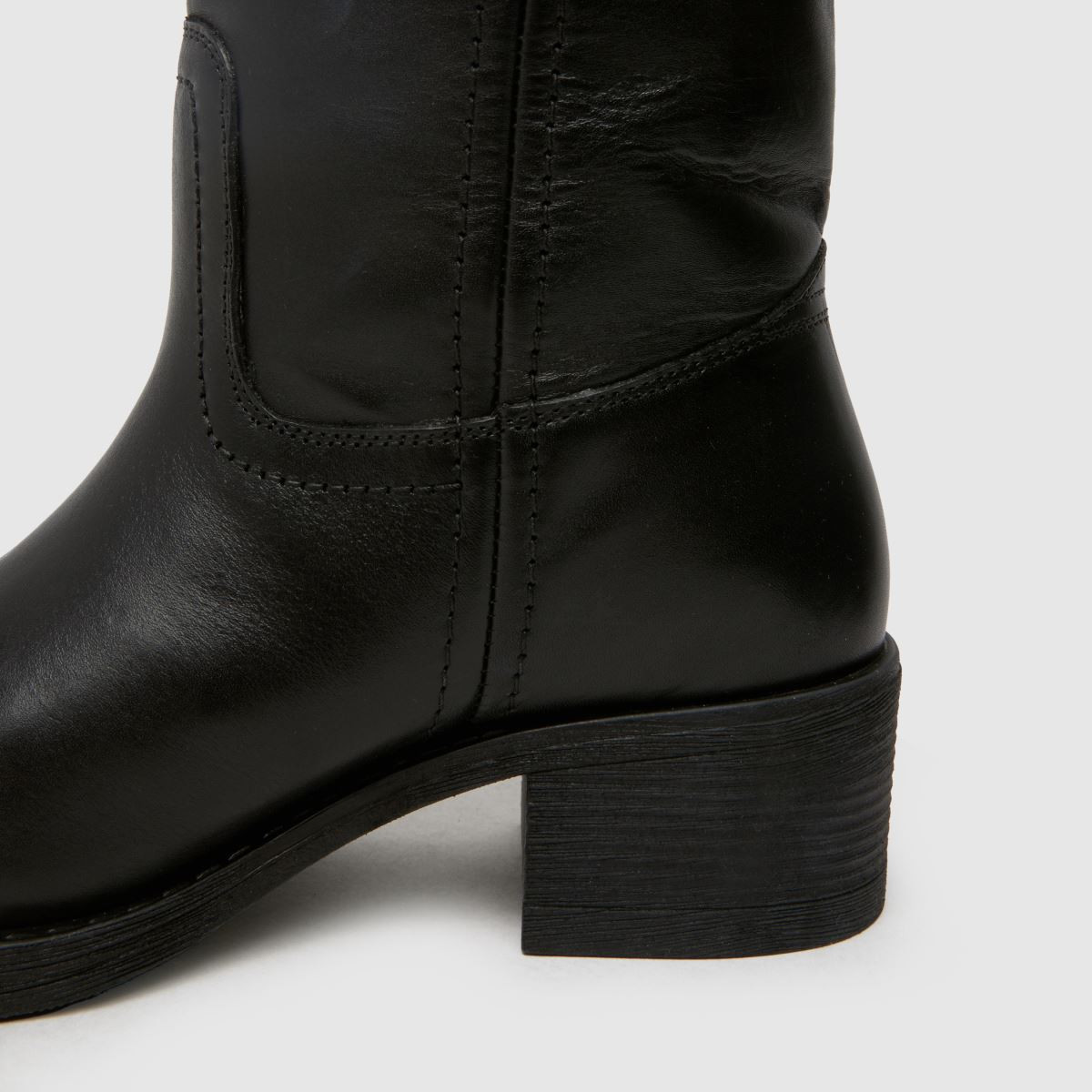 Womens Black schuh Damari Leather Pull On Boots | schuh | Schuh