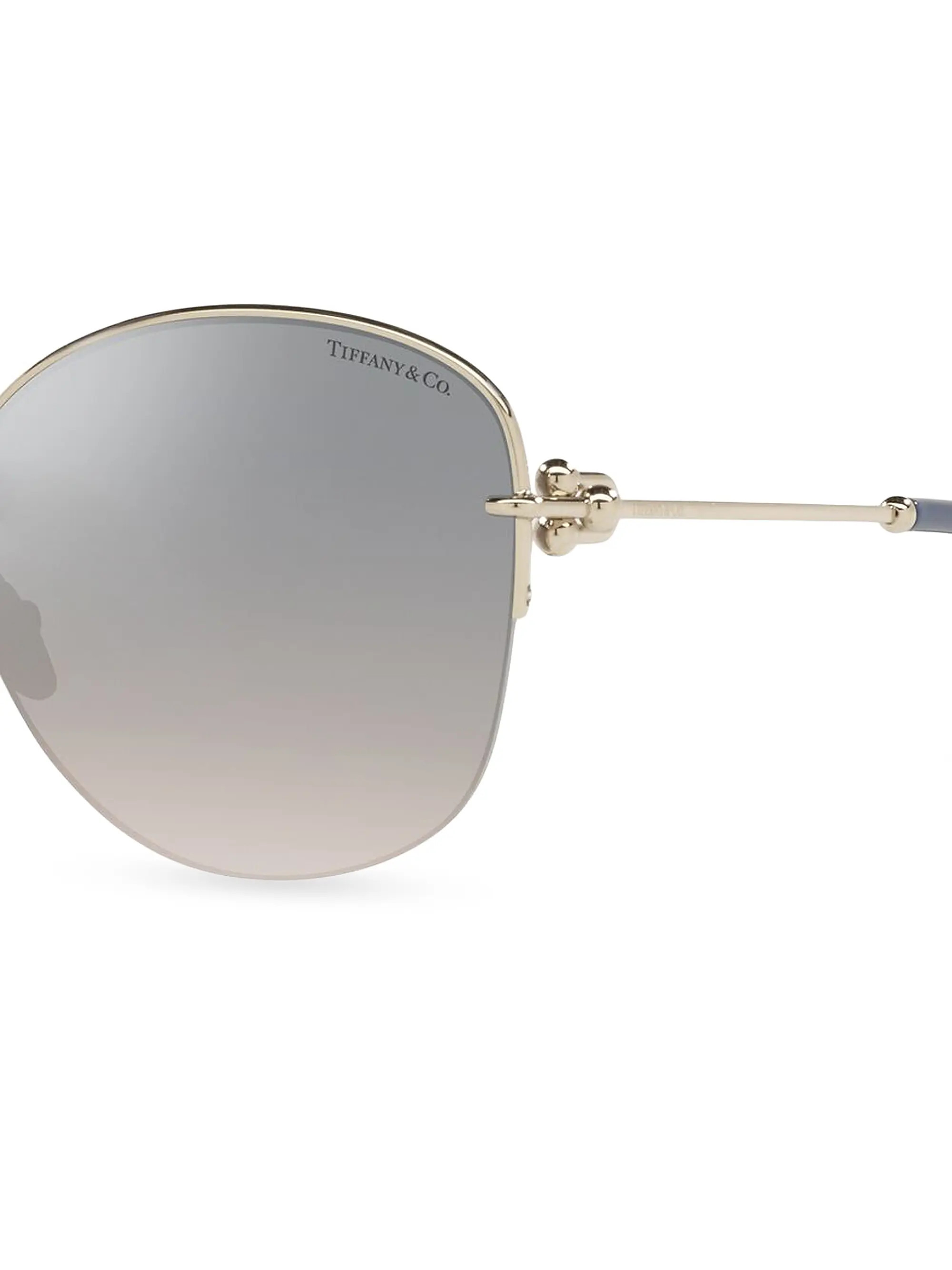 Tiffany HardWear 58MM Pillow Sunglasses | Saks Fifth Avenue