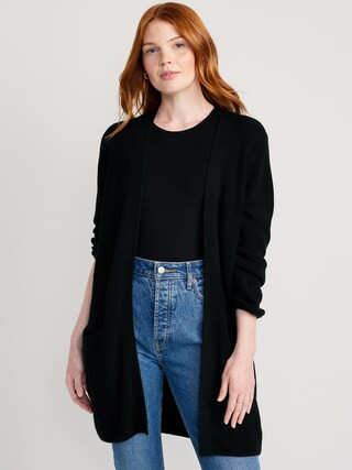 Textured Open-Front Sweater for Women | Old Navy (CA)
