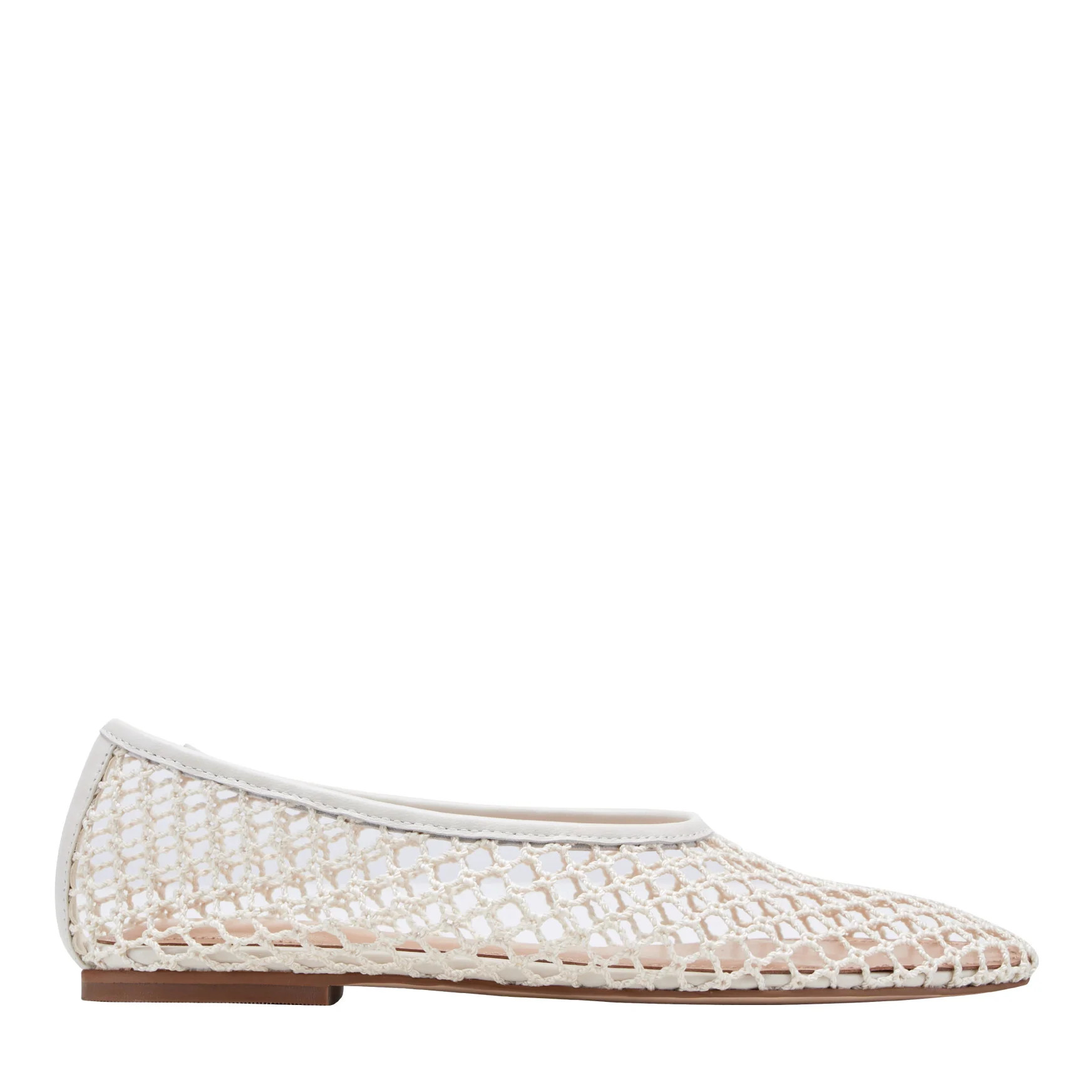 Women's Jazlyn Mesh Ballet Flat - Ivory Mesh | Marc Fisher Footwear | Marc Fisher