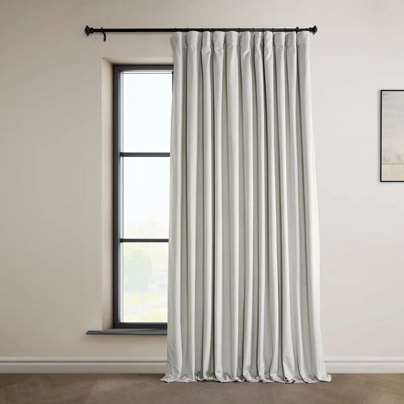 Niemeyer Velvet Max Blackout Curtain Panel | Wayfair North America