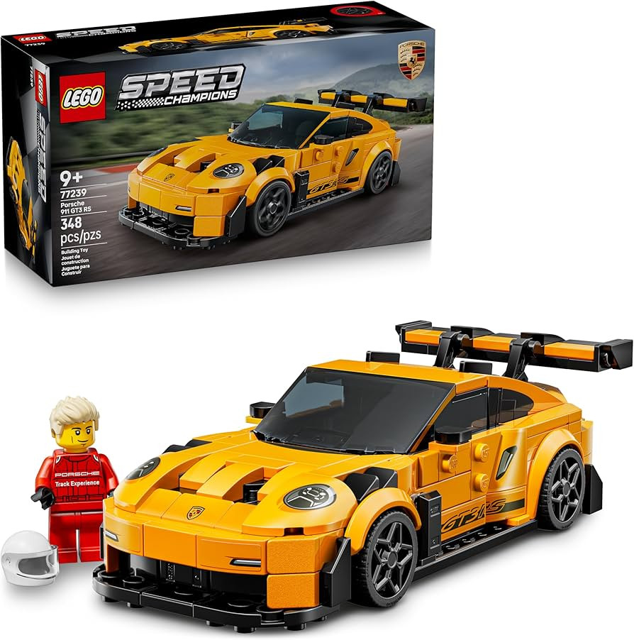 LEGO Speed Champions Porsche 911 GT3 RS Super Car Toy - Model Kit & Pretend Play Toy for Boys & G... | Amazon (US)