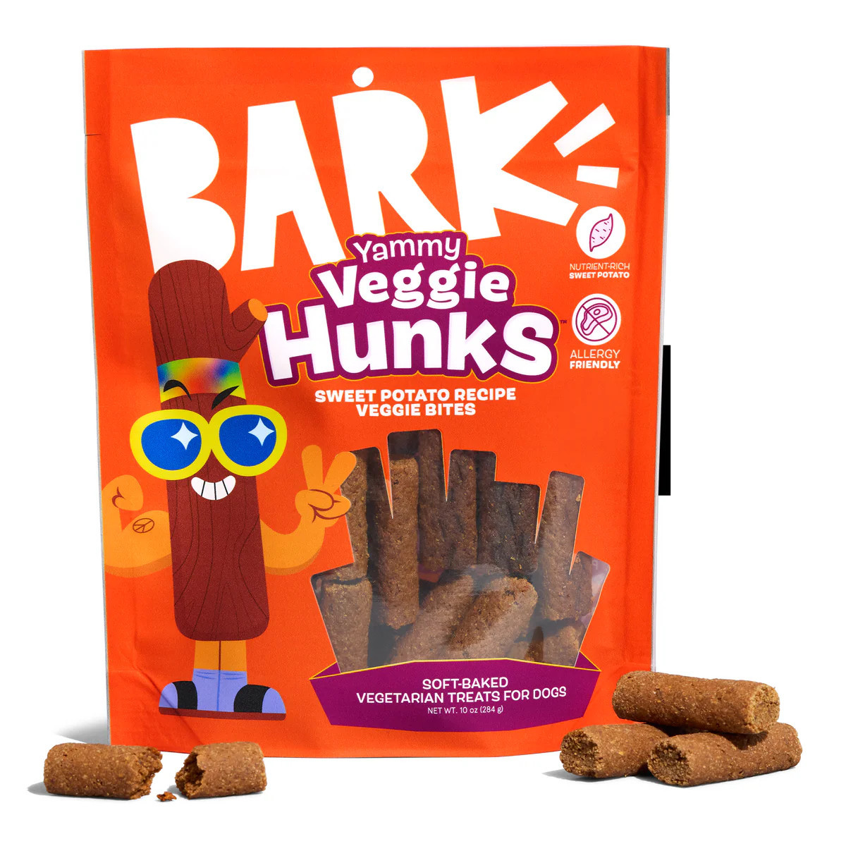 Yammy Veggie Hunks™ Veggie Recipe Soft & Chewy Dog Treats, 10 oz | BARK