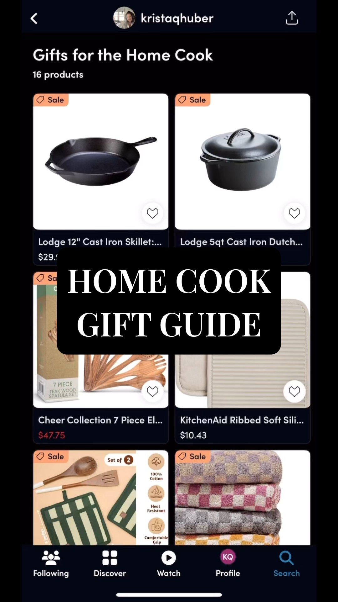 If you are shopping for anyone who spends lots of time in the kitchen - from a mom who cooks every day to an aspiring chef - here are some great gift ideas for this holiday season! 

#LTKCyberWeek #LTKHoliday #LTKGiftGuide