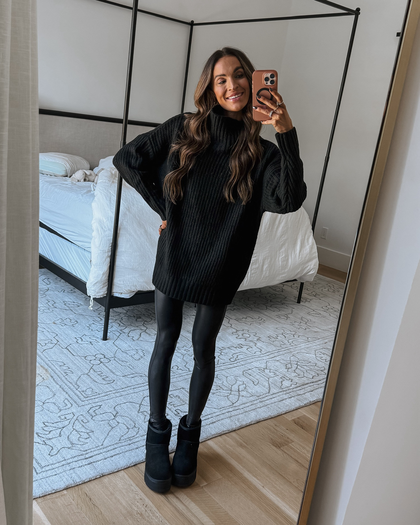 oversized chunky knit sweater for $30! 🖤

#LTKFindsUnder50